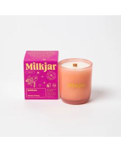 Milk Jar - Elevated Candle - Wallflower