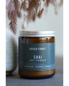 Rosco Emmit - Candle Jar 8oz Chai