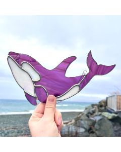 Half Moon Glass Studio - Suncatcher - Orca