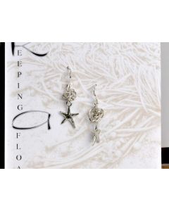 Keeping Afloat - Tangled Sea Star Earrings