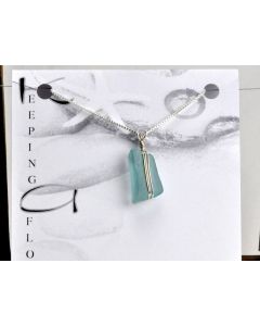 Keeping Afloat - Fishing Float Wrap Necklace