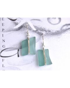 Keeping Afloat - Fishing Float Wrap Earrings