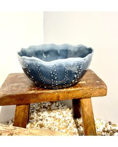 Large Urchin Bowl - Blue