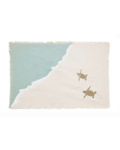 Rightside - Turtle Migration Embroidered Placemats - Set of 4