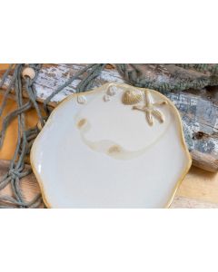 nautical coastal dinner plate