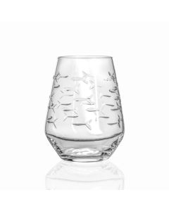 Rolf - School of Fish - Stemless Wine 18oz