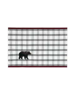 Rightside - Bear Lodge Outdoor Embroidered Placemats - Set of 4