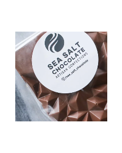 Sea Salt Chocolate - Solid Chocolate Bar - Milk
