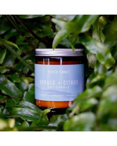 Rosco Emmit - Candle Jar 8oz Spruce + Citrus