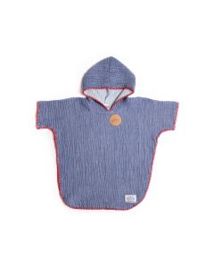 Tofino Towel - The Pebble Poncho 12-24m Indigo