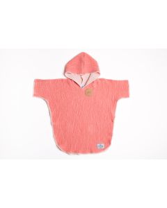 Tofino Towel - The Pebble Poncho 6-8y Coral