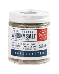 Vancouver Island Sea Salt - Barrel Smoked Whisky Salt 75g